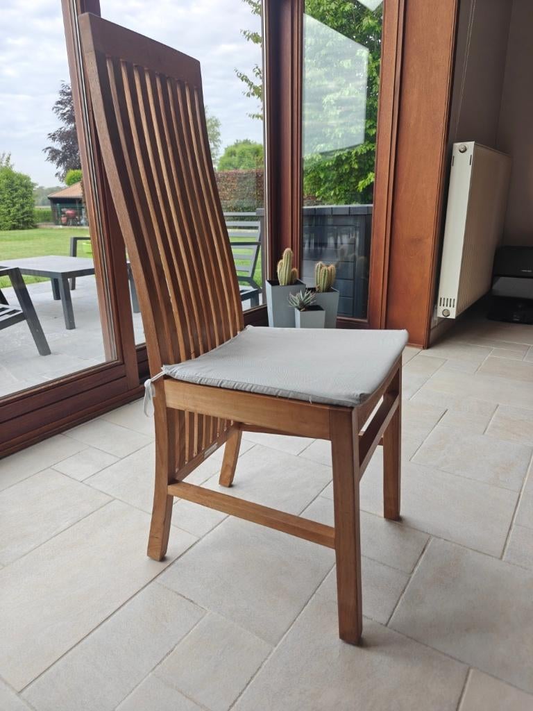Chaise en teck, Maison & Meubles, Chaises, Design - contemporain, Autres couleurs, Comme neuf, Enlèvement