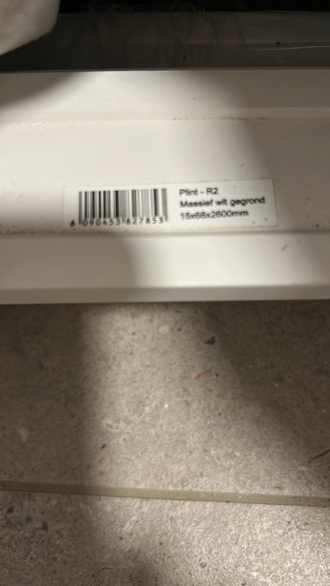 Plinten wit, Nieuw, 250 cm of meer, Plinten, Ophalen