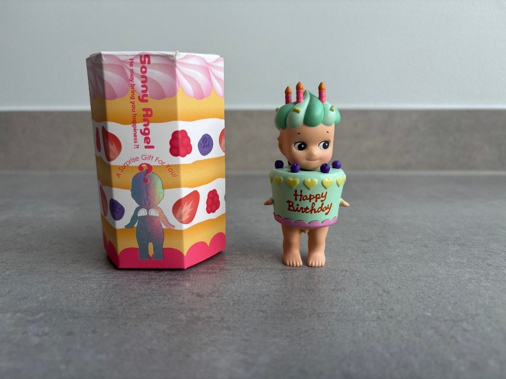 Sonny Angel: Happy birthday (groen), Verzamelen, Poppetjes en Figuurtjes, Ophalen of Verzenden, Nieuw