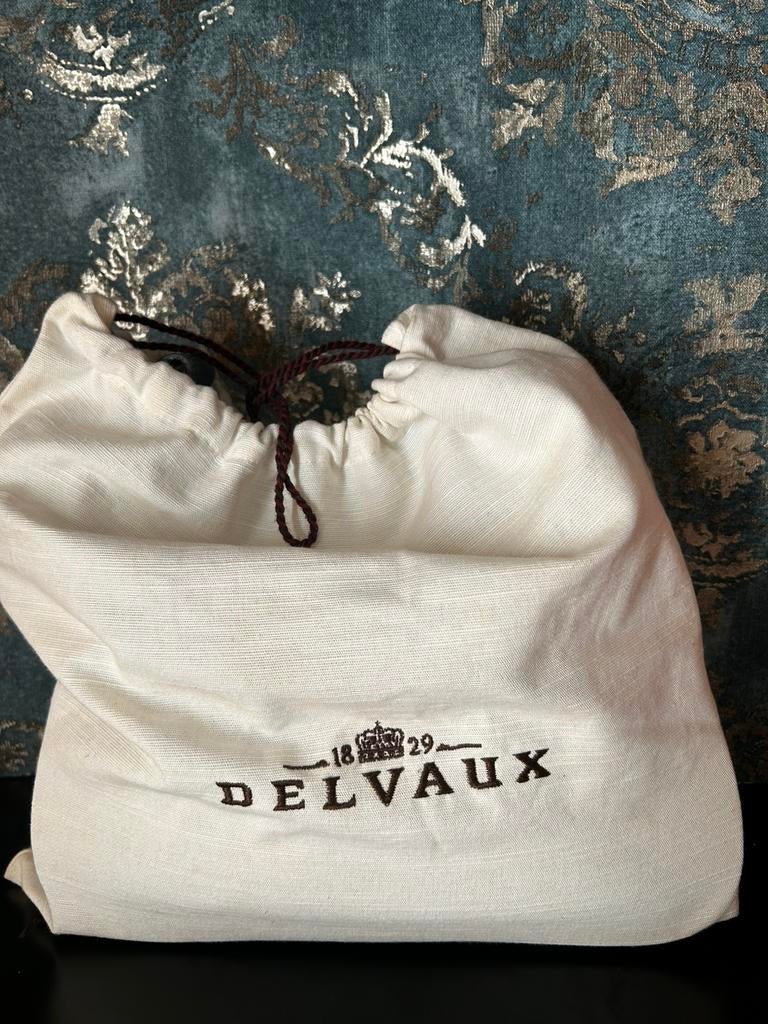 AUTHENTIEK DELVAUX TAS & PORTEMONNEE & CERTIFICAAT & DUSTBAG, Ophalen of Verzenden, Zo goed als nieuw, Handtas