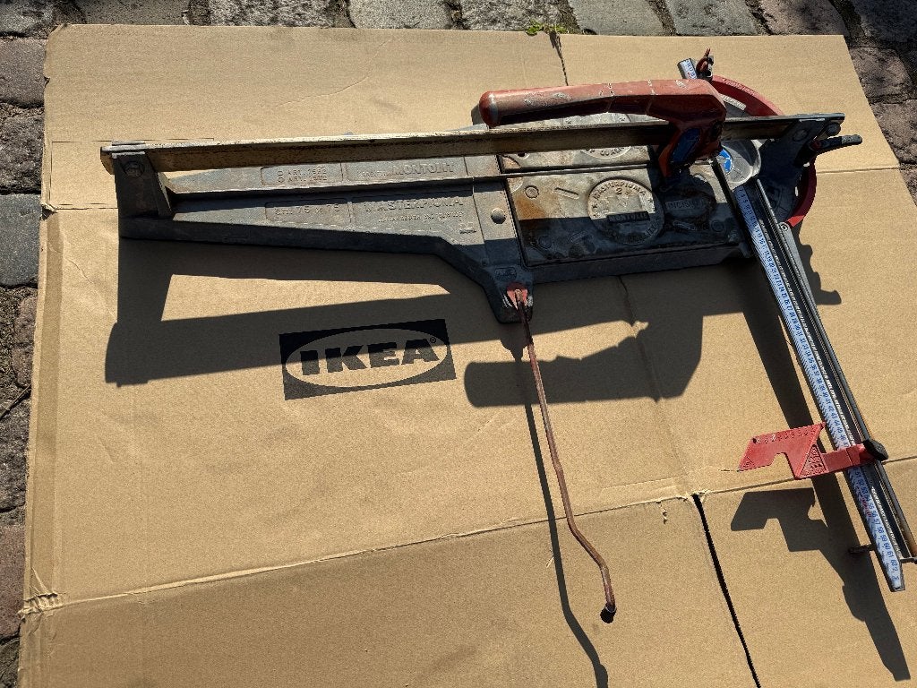 TEGELSNIJMACHINE, Doe-het-zelf en Bouw, Ophalen of Verzenden, Gebruikt