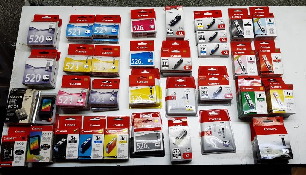 CANON-pakket van 66 inktpatronen voor CANON, Computers en Software, Printerbenodigdheden, Nieuw, Ophalen