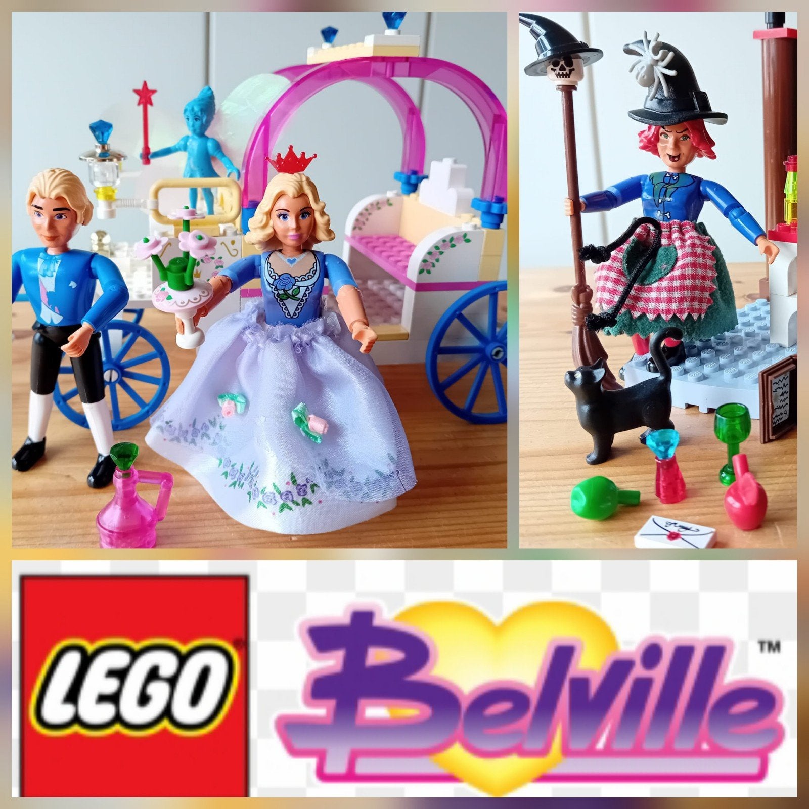lego 2 sets :Royal Coach en Witch Cottage.zeer mooie staat, Kinderen en Baby's, Ophalen, Lego