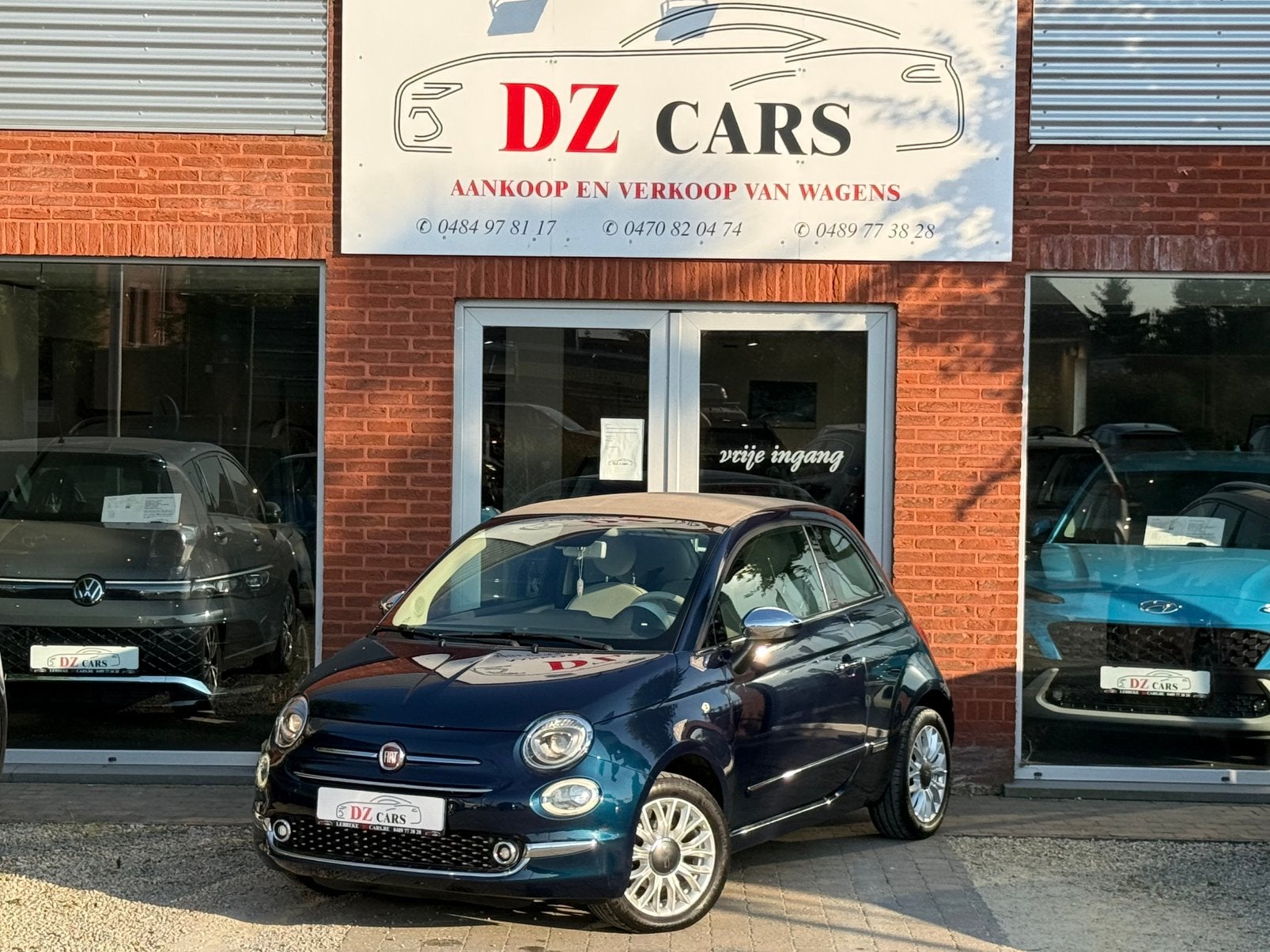 FIAT 500C 1.2I 69PK |NAVI | APPLE CARPLAY | AIRCO | LED |, Voorwielaandrijving, 4 zetels, Stof, 1097 kg