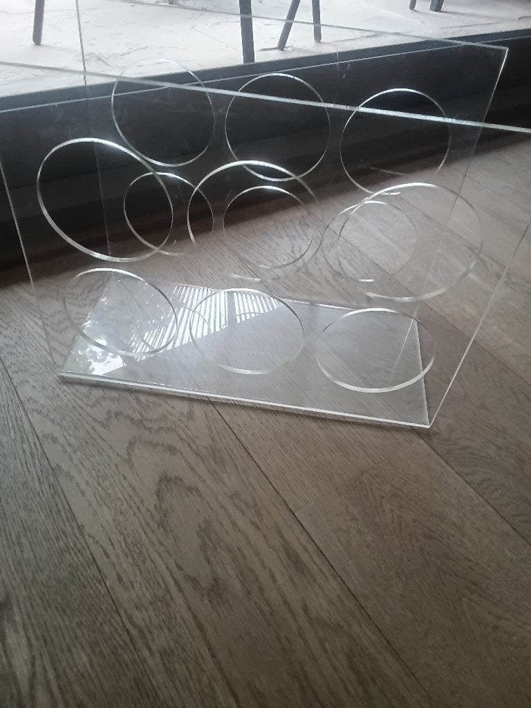 wijnrek plexi, space age, Ophalen