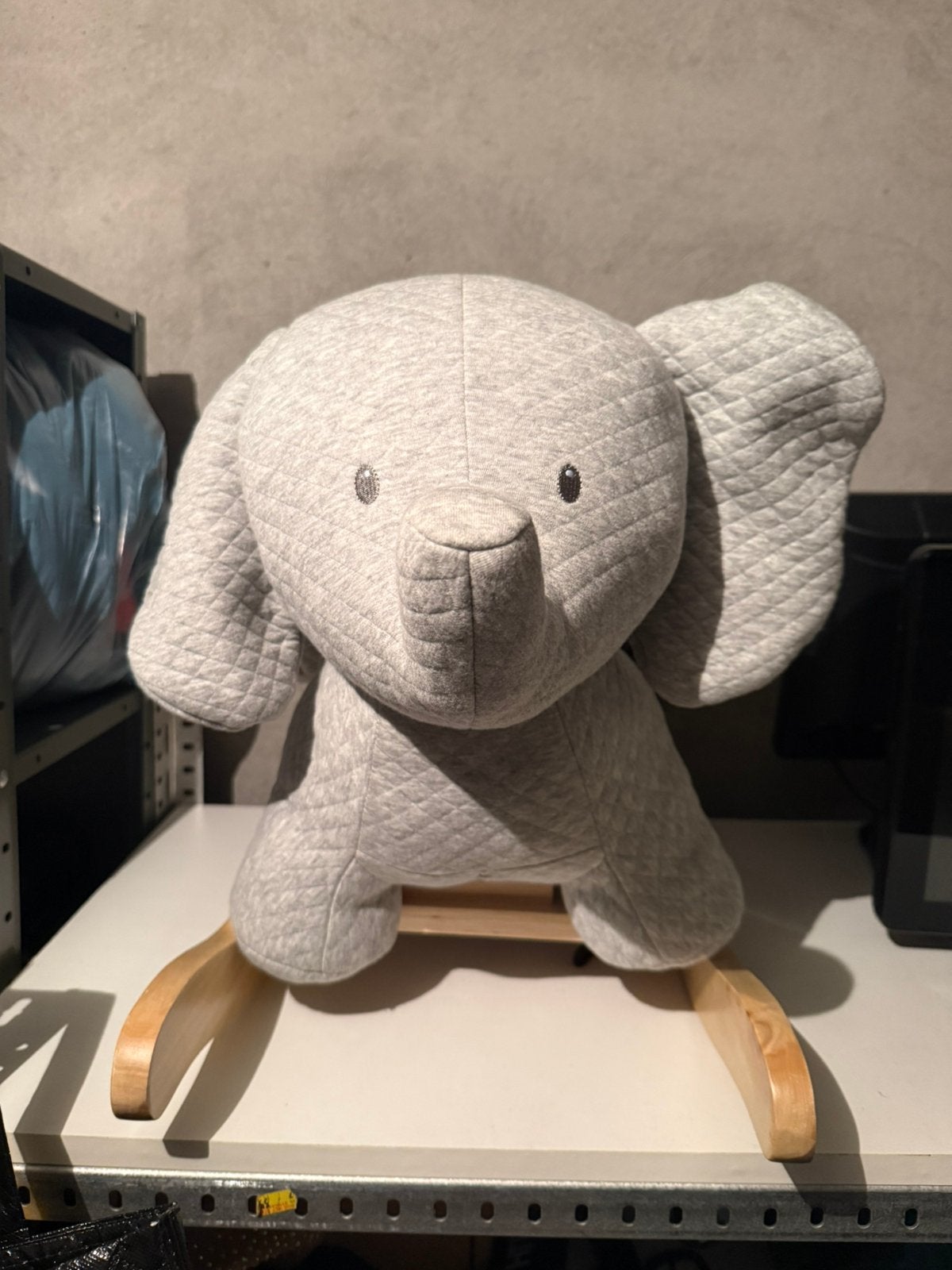 Nattou schommelolifant, Kinderen en Baby's, Speelgoed | Hobbelfiguren, Ophalen, Zo goed als nieuw