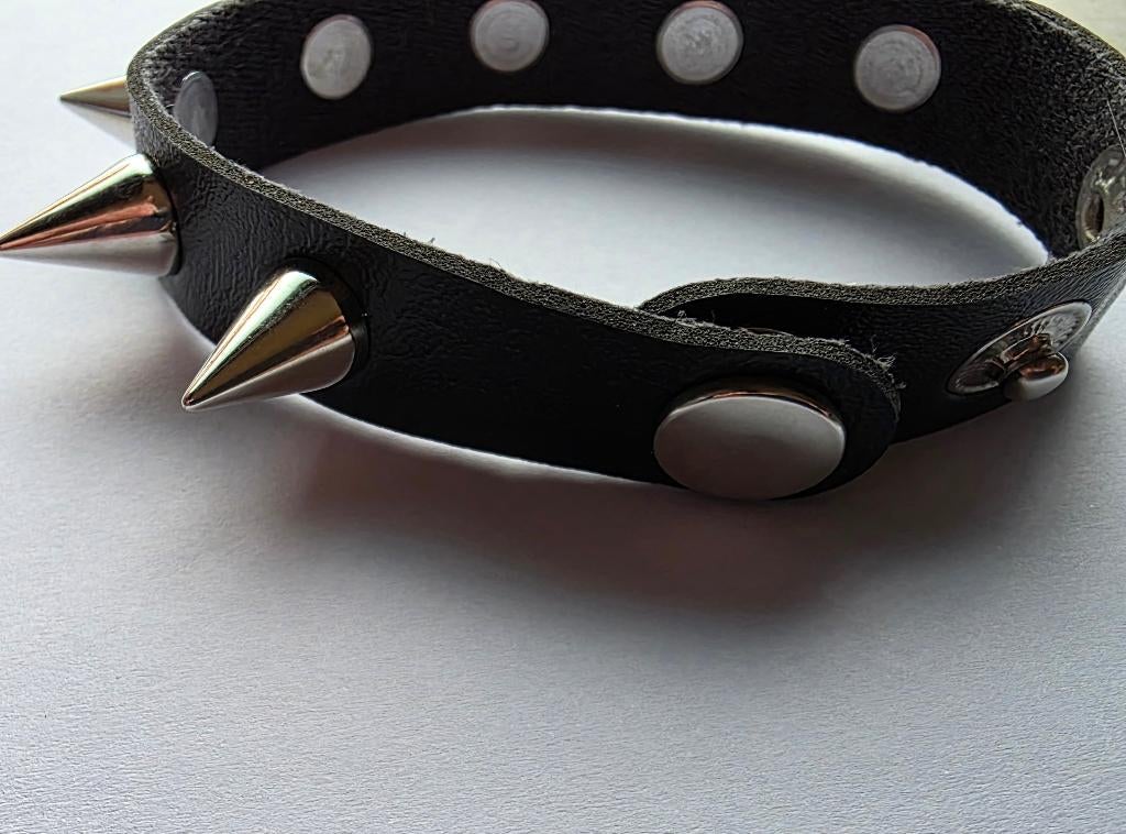 Armband universele maat, Handtassen en Accessoires, Armbanden, Ophalen of Verzenden, Nieuw, Zwart, Leer