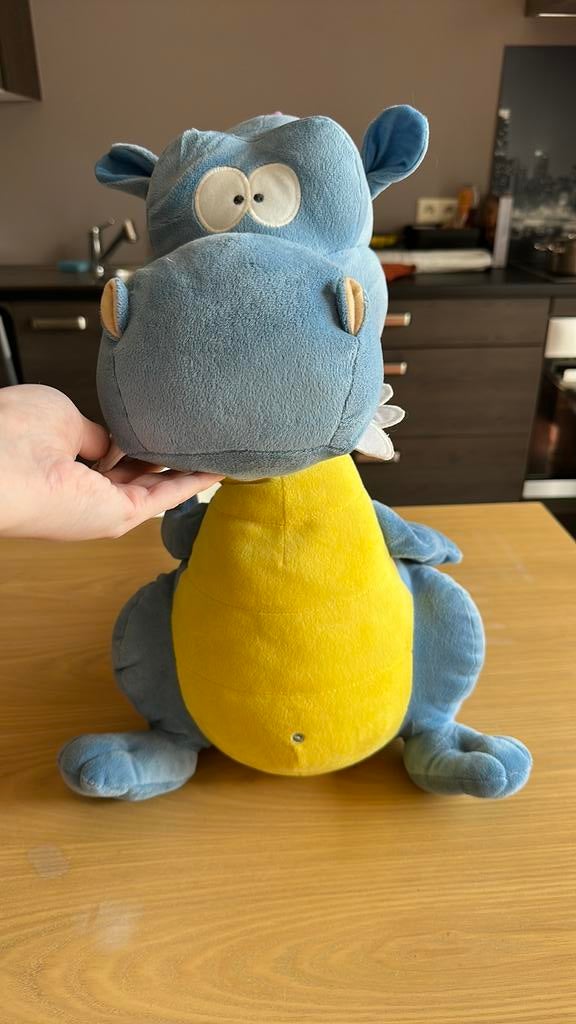 knuffel, Kinderen en Baby's, Speelgoed | Knuffels en Pluche, Ophalen, Nieuw, Blauw, Overige merken
