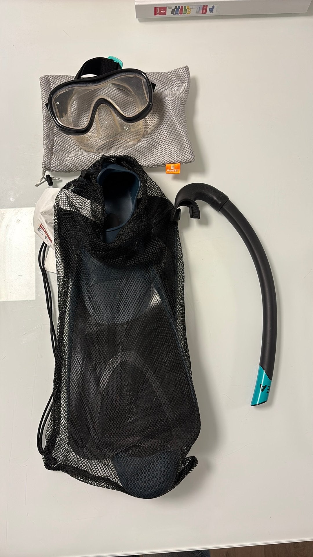 Snorkelset decathlon subea maat 44/55, Sports nautiques & Bateaux, Enlèvement, Comme neuf