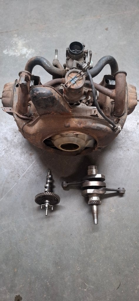 2 PK motor van Citroen Diane te koop ., foto 4