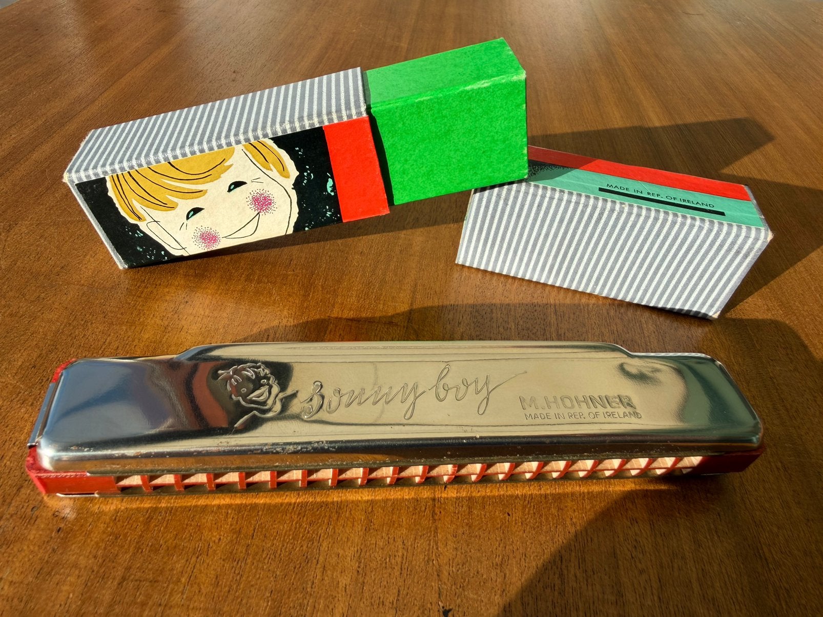 Vintage mondharmonica Sonny Boy van M.Hohner, Muziek en Instrumenten, Ophalen of Verzenden, Zo goed als nieuw