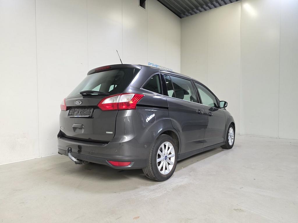 Ford Grand C-Max 1.0 Benzine - GPS - Airco - Topstaat!, 0 kg, 4 deurs, Euro 6, 0 kg