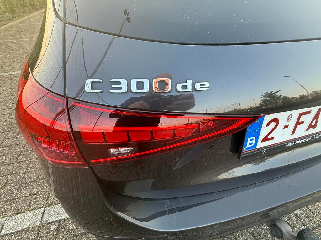 Mercedes c300de 4-matic amg line full option., Auto's, Mercedes-Benz, Particulier, C-Klasse, 360° camera, 4x4, ABS, Achteruitrijcamera