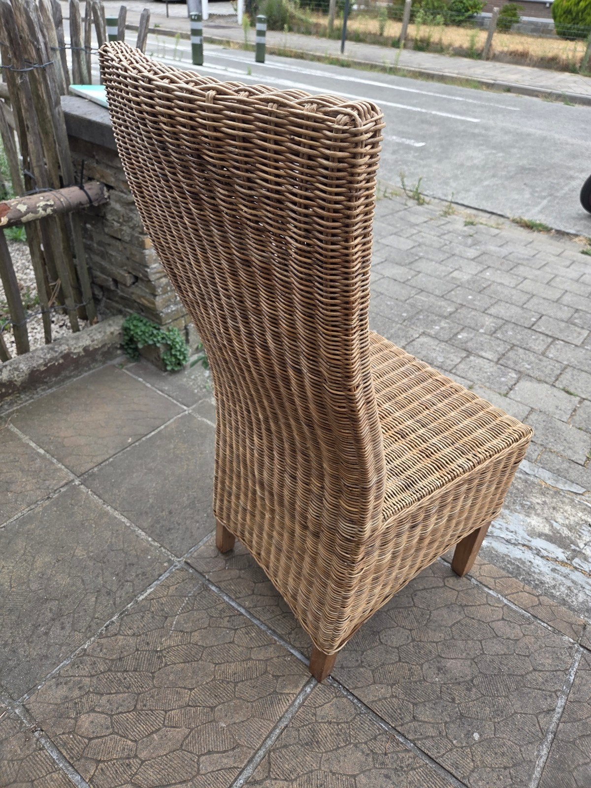 6 x Rotan stoelen in nieuwe staat, Ophalen of Verzenden