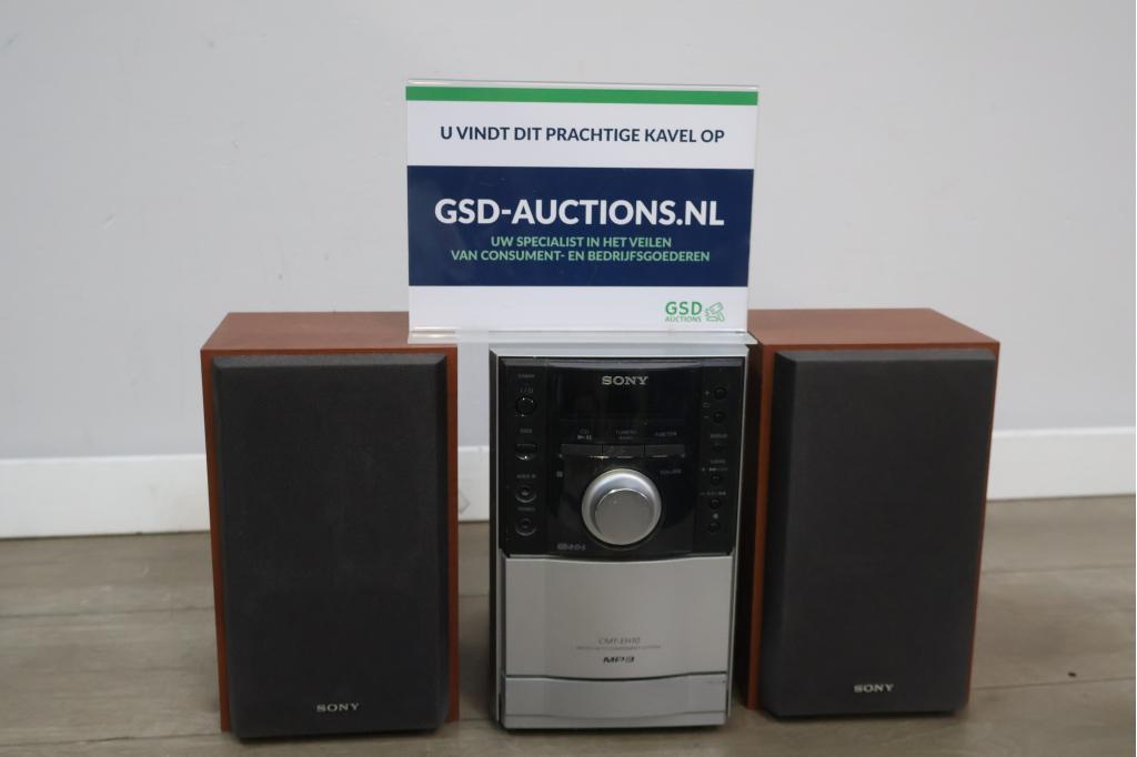 Sony CMT-EH10 stereosysteem met bijbehorende speakers, Audio, Tv en Foto, Stereoketens