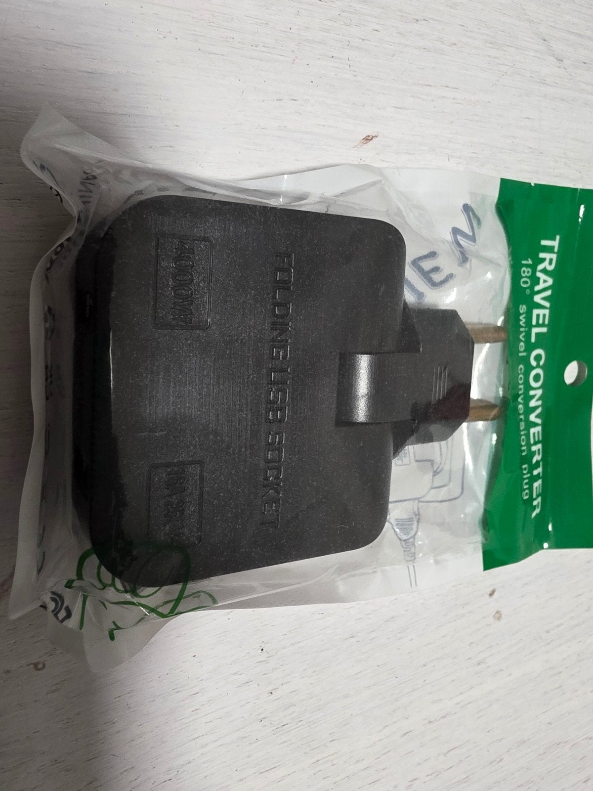 180 draaibare platte stekker adapter, Ophalen of Verzenden, Nieuw