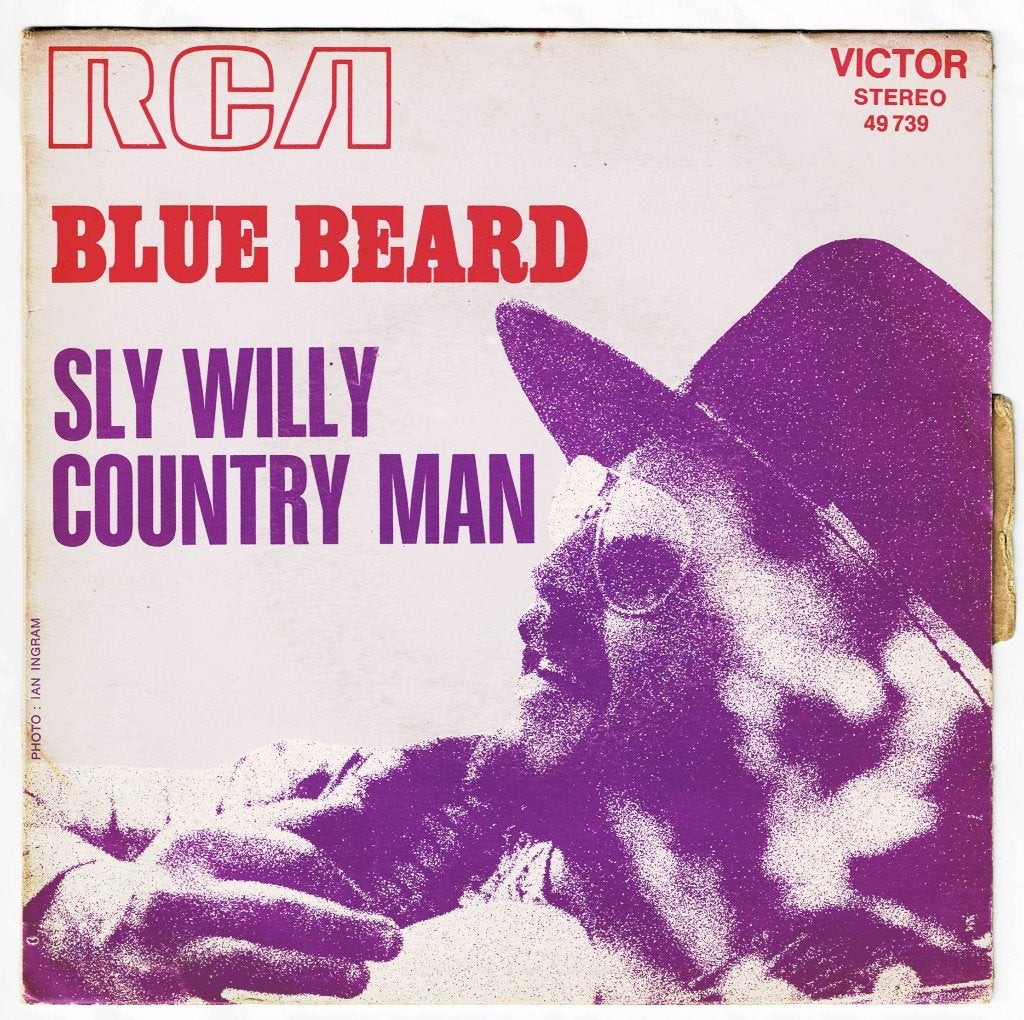 BLUE BEARD - Sly Willy/Country man, CD & DVD, Vinyles Singles, 7 inch, Utilisé, Rock et Metal, Autres types