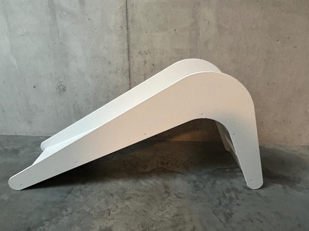 Houten design glijbaan, Ophalen, Gebruikt, Glijbaan