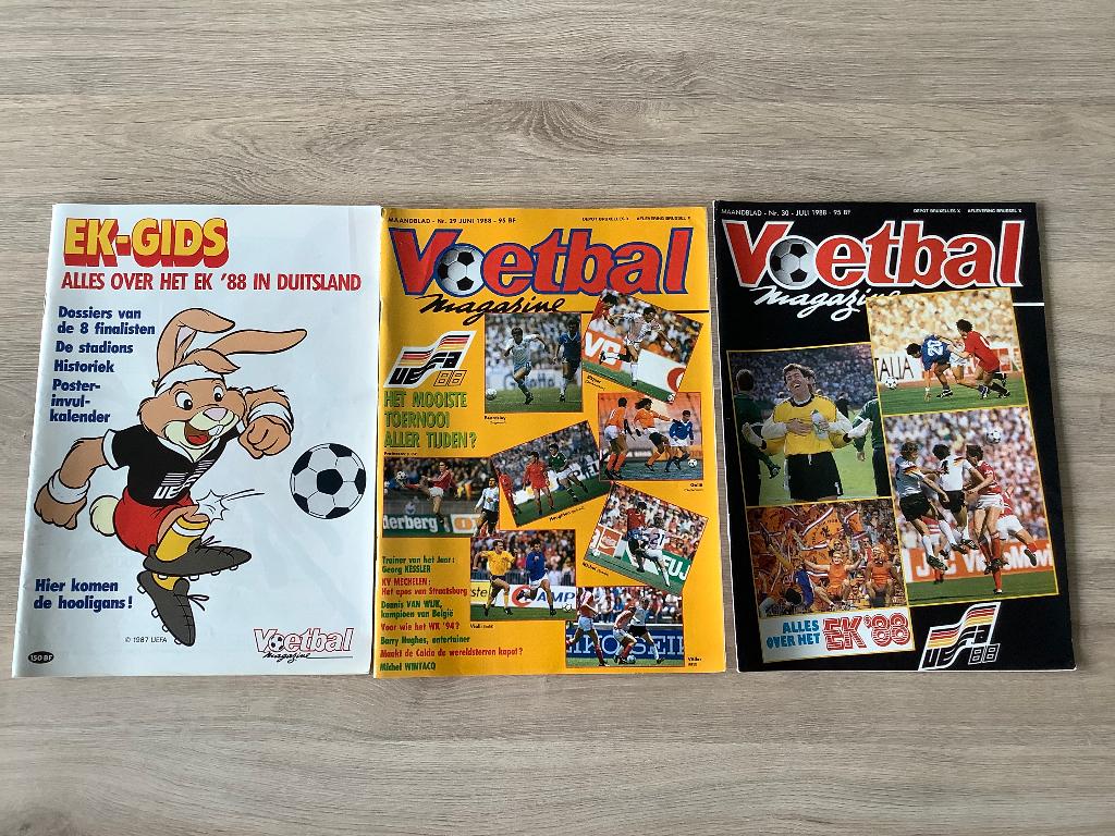 Voetbal Magazines over EK1988, Ophalen of Verzenden, Zo goed als nieuw, Boek of Tijdschrift
