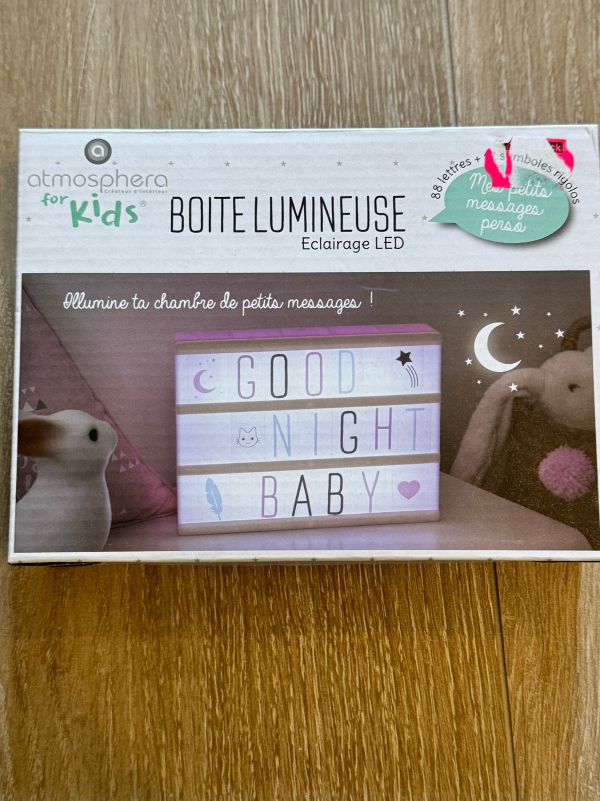 Lichtbox slaapkamer meisjes, Ophalen, Nieuw