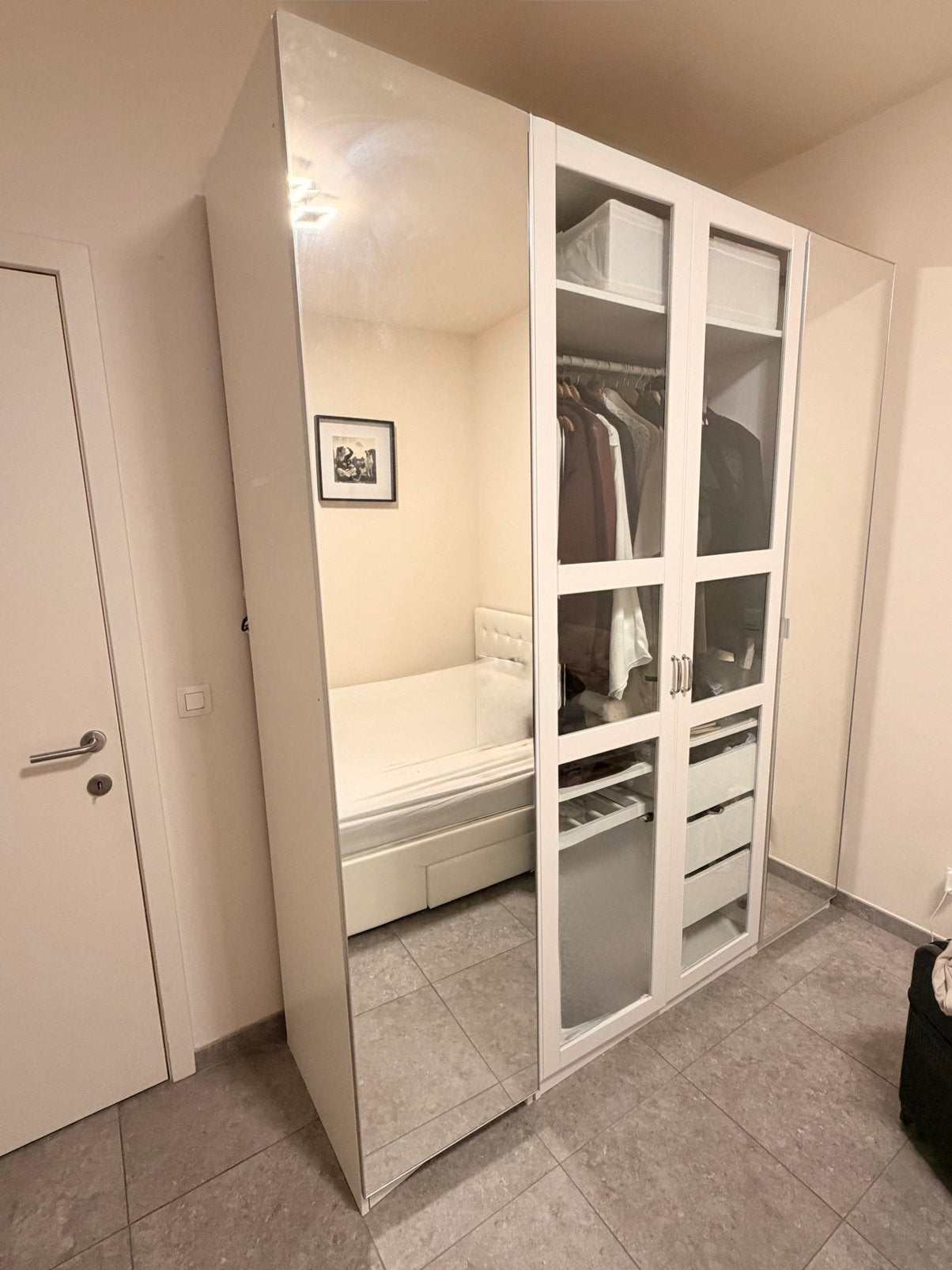 Ikea pax kleerkast, Ophalen