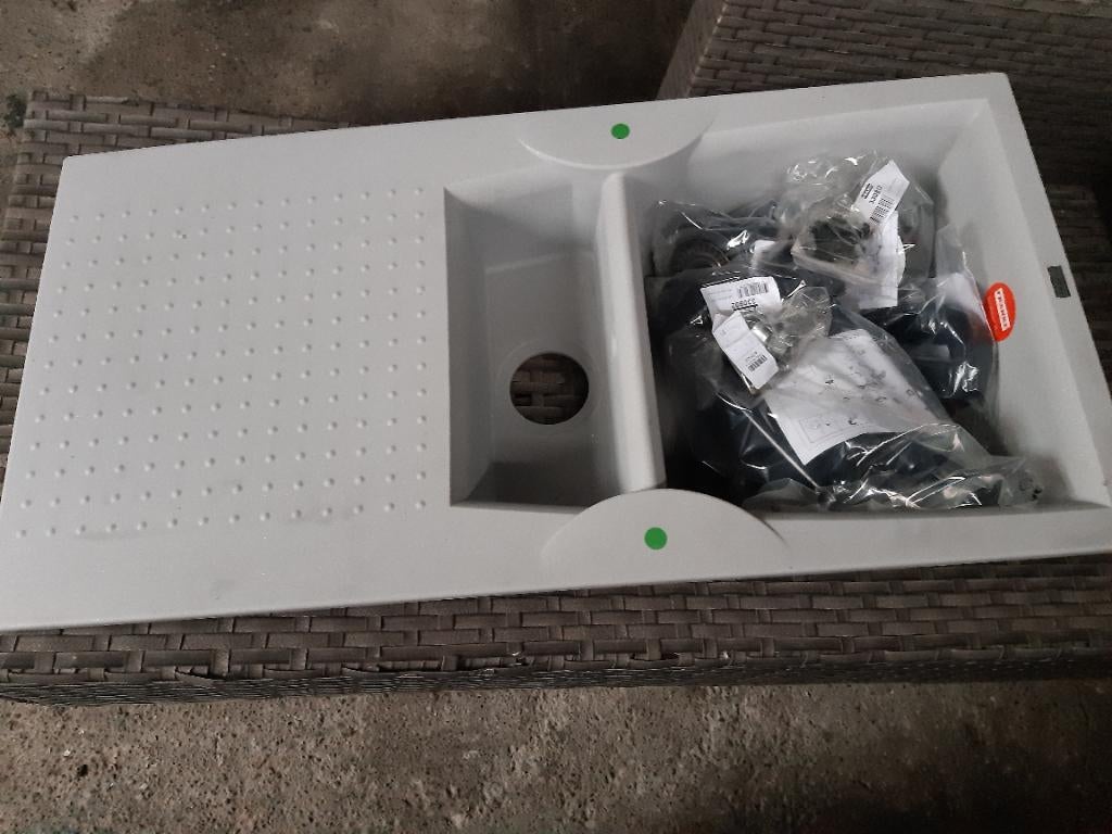 Spoeltafels, Huis en Inrichting, Keuken | Keukenelementen, Ophalen, Minder dan 50 cm, Nieuw, Grijs
