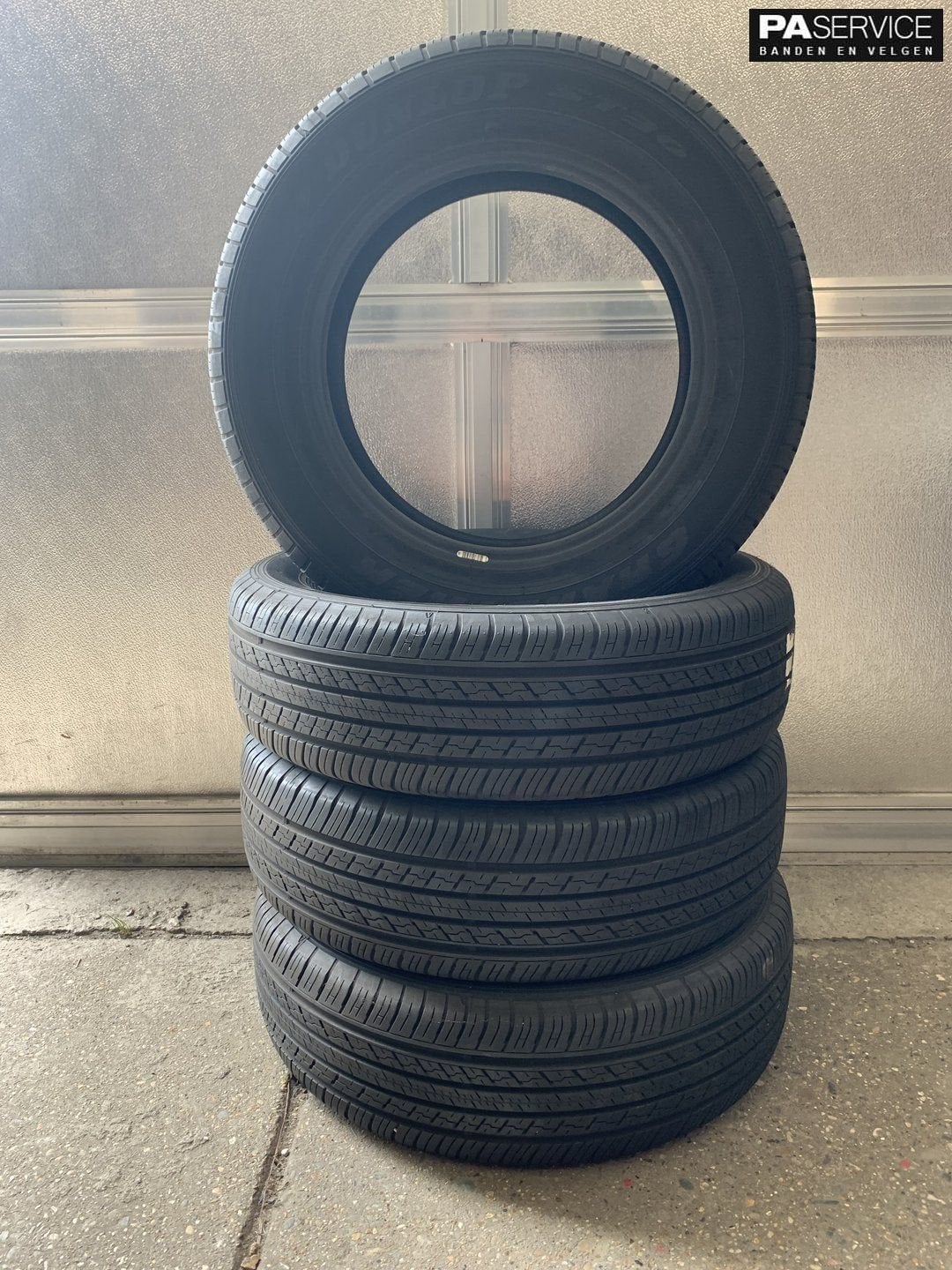 4x Dunlop 225 65 17 Zomerbanden met 6.4 mm, Auto-onderdelen, Banden en Velgen, Gebruikt, -, -, Banden en Velgen