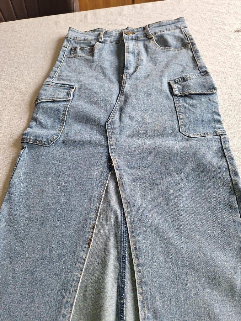 rok : jeans, May, S/36, Enlèvement, Porté, Bleu