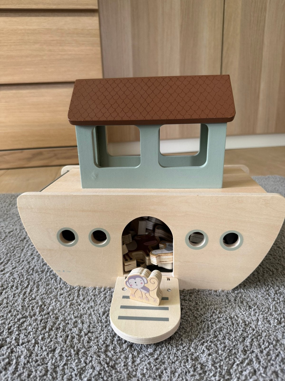 Little Dutch Boot met houten figuurtjes, Ophalen, Zo goed als nieuw