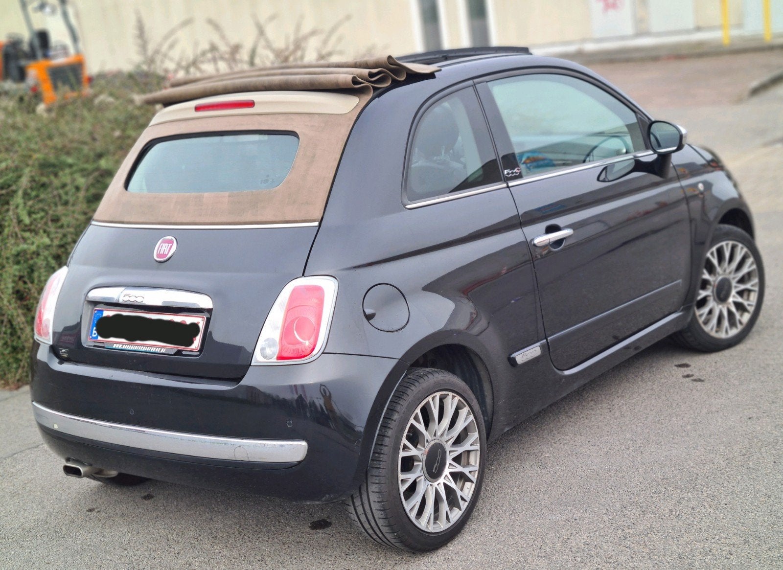 Fiat 500 cabrio 12ess 2014.170mkm cuir rouge 5999€ ctok, Auto's, Fiat, Particulier, 500C, Benzine, Euro 5, Cabriolet, 3 deurs