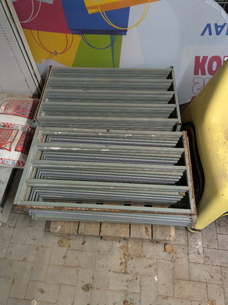 matalen gelaste frames, Ophalen, Gebruikt