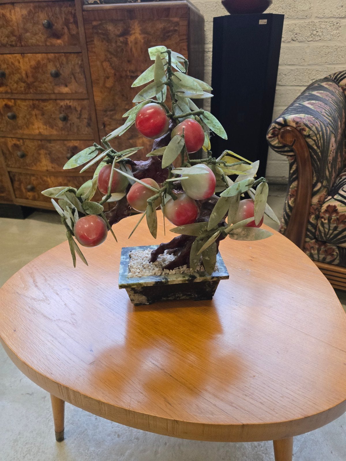 vieil arbre en pierre chinois (jade), Collections, Enlèvement