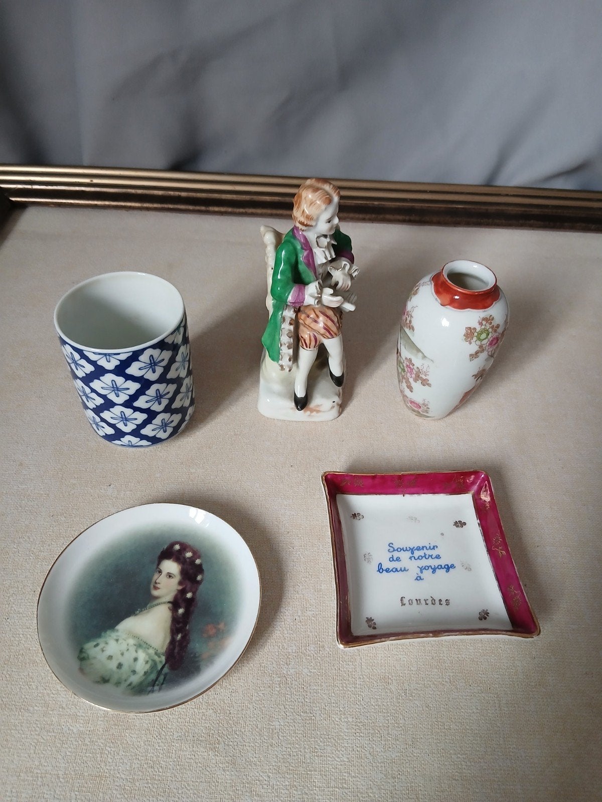 Ensemble de 5 pièces vintage : Limoges, Reutter Porzellan et, Enlèvement ou Envoi