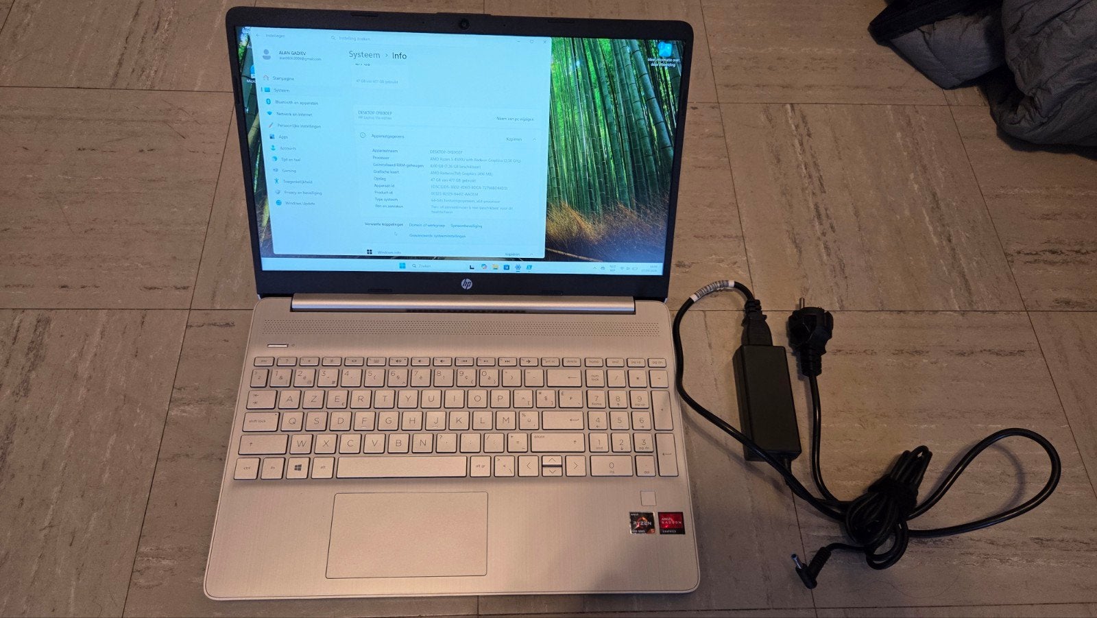 HP laptop Als Nieuw: Ryzen 5, ingebouwde grafische processor, Ophalen
