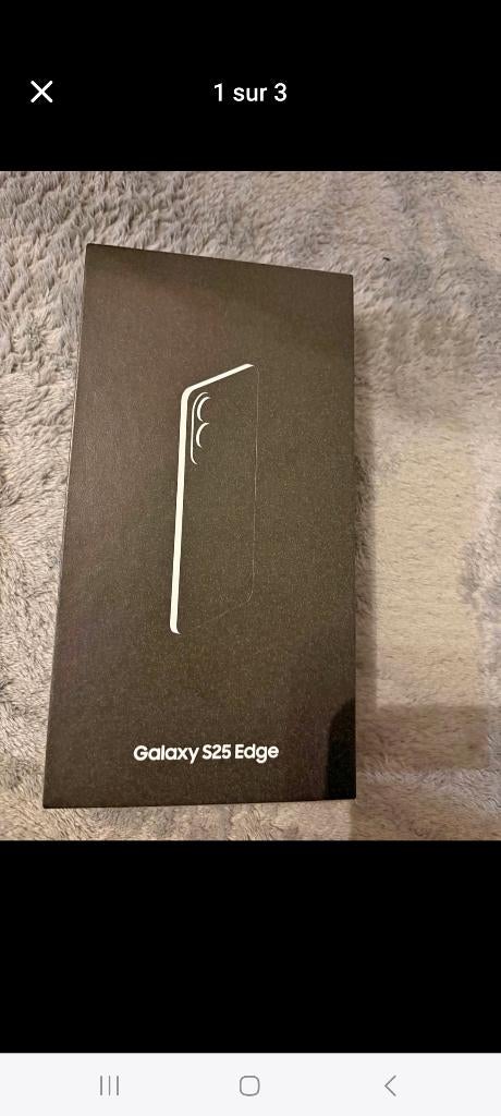 Échange samsung s25 edge, Télécoms, Téléphonie mobile | Samsung, Enlèvement, Neuf, Noir