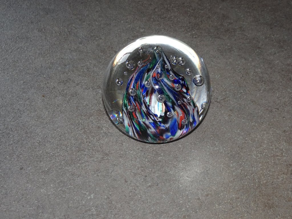 Decoratieve glazen bol diameter 8 cm, Ophalen