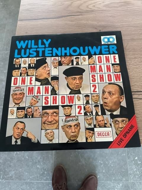 LP Willy Lustenhouwer one man show 2, Cd's en Dvd's, Vinyl | Nederlandstalig, Ophalen of Verzenden, Zo goed als nieuw, Cabaret of Kleinkunst