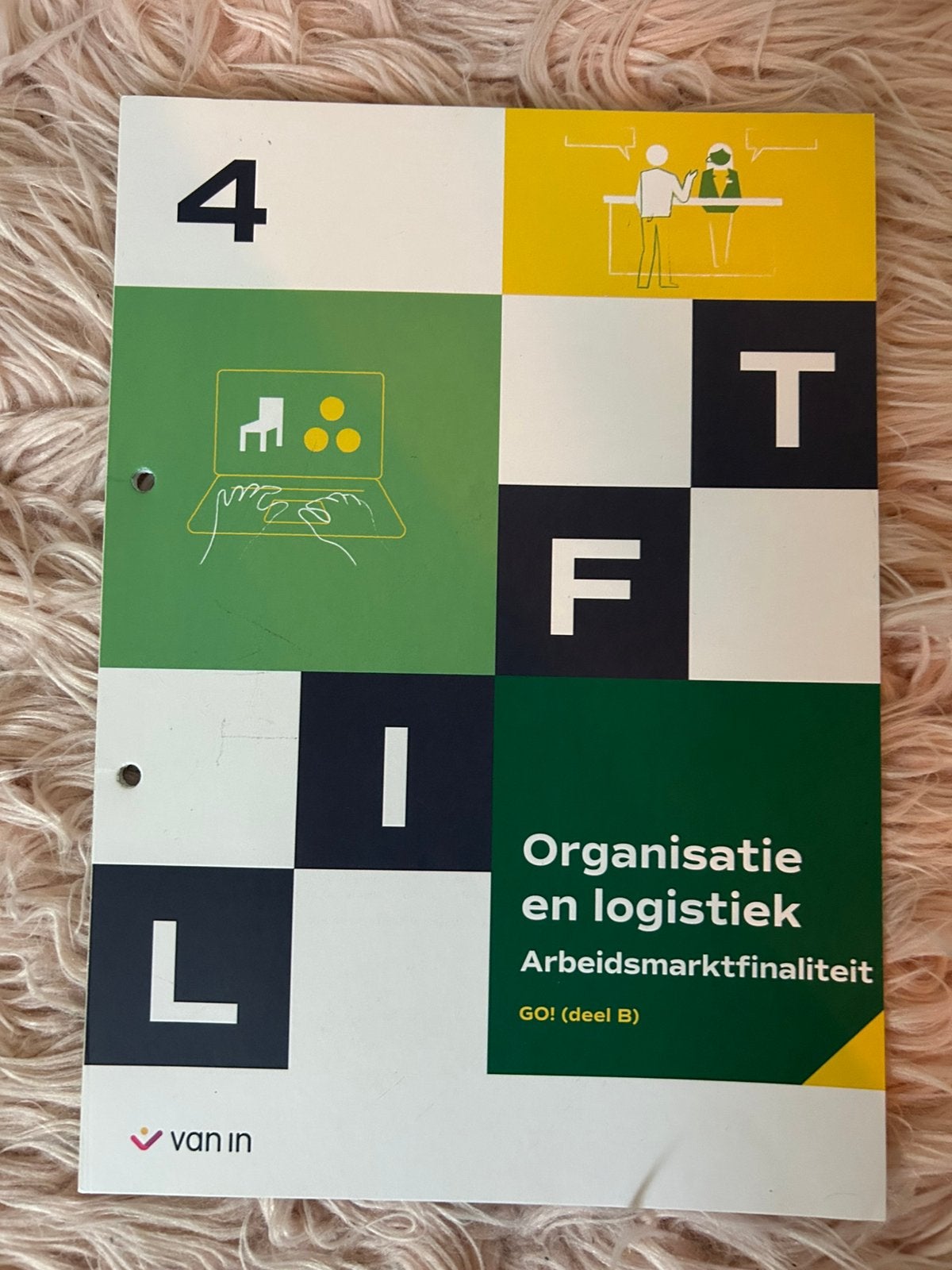 Lift 4 – Organisatie en logistiek DEEL B, Boeken, Ophalen of Verzenden, Zo goed als nieuw