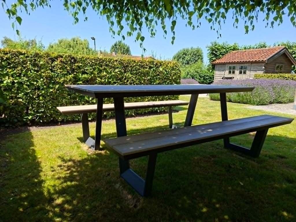 Picknickbank Garden Impressions, Ophalen, Zo goed als nieuw, Rechthoekig, Aluminium