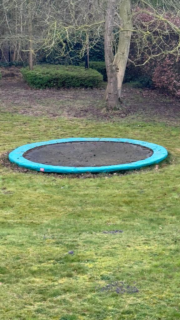 BERG Trampoline Favorit - InGround - 430 cm, Kinderen en Baby's, Ophalen, Gebruikt