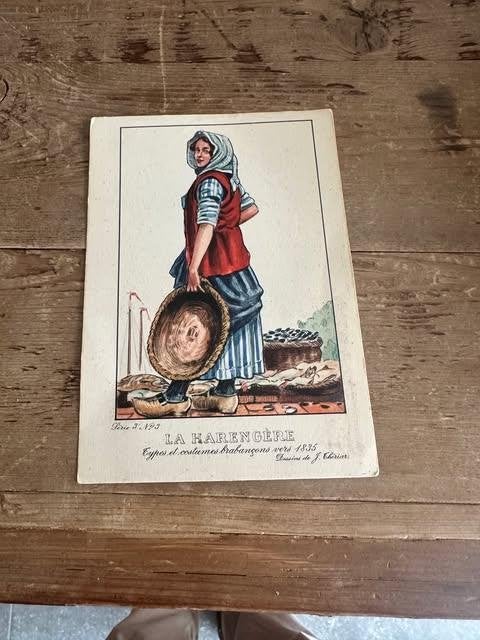 carte postale la harengère Tuberculose, Enlèvement ou Envoi, Non affranchie