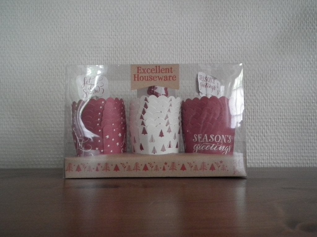 18 cupcakevormpjes (Excellent Houseware) nieuw, Verzenden, Nieuw, Cupcakes, Bakvorm