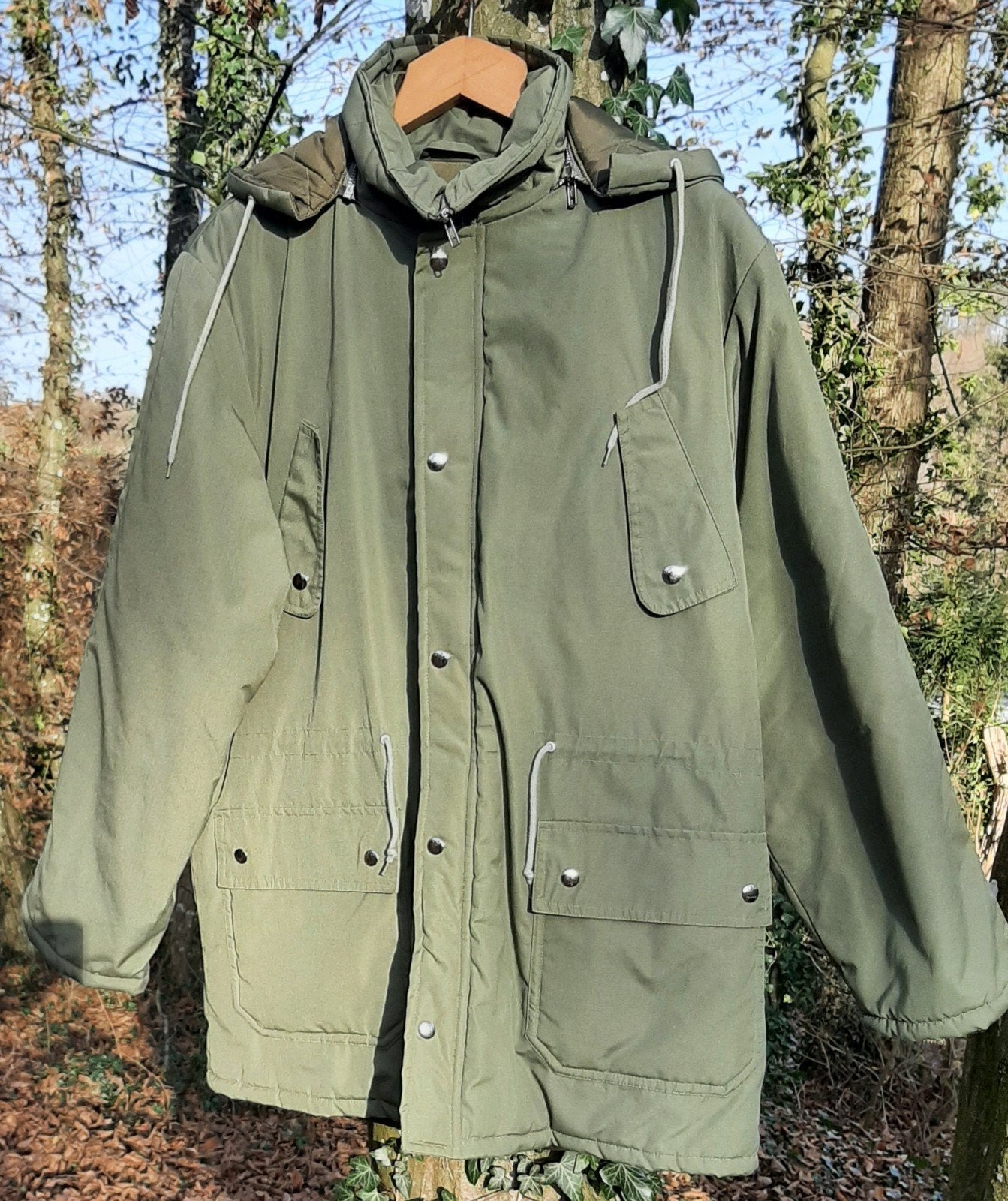 Parka militaire hiver longue avec doublure matelassée, Vêtements | Hommes, Vestes | Hiver, Enlèvement ou Envoi, ARMY, Vert, Taille 52/54 (L)
