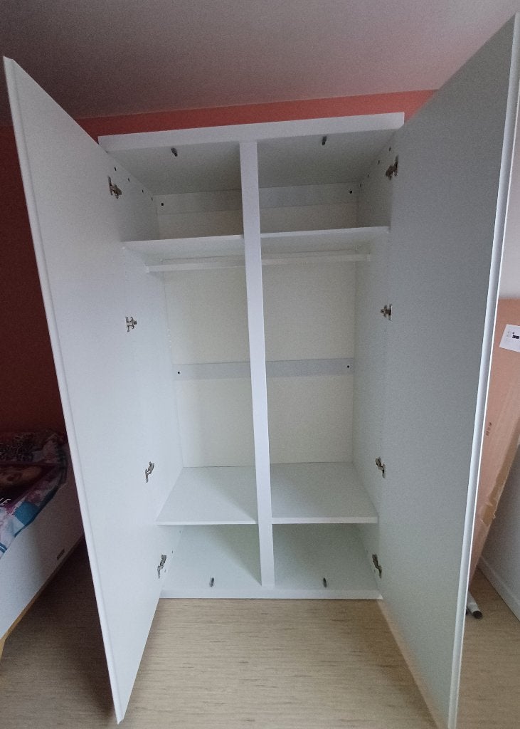 Kleerkast Bopita, Huis en Inrichting, Ophalen, 100 tot 150 cm, 200 cm of meer, Met plank(en)