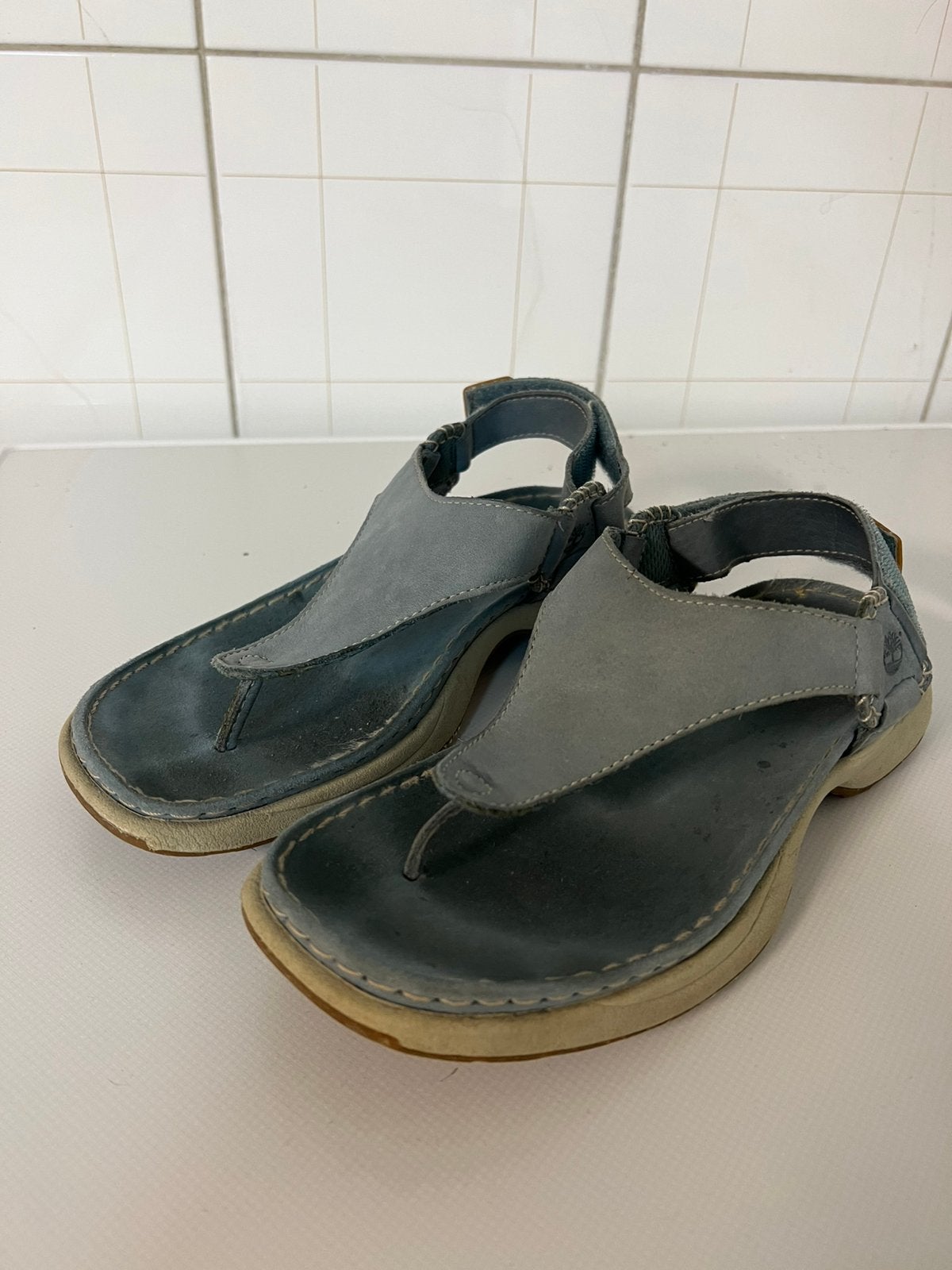 Lederen sandalen Timberland maat 37, Kleding | Dames, Ophalen, Gedragen, Sandalen of Muiltjes