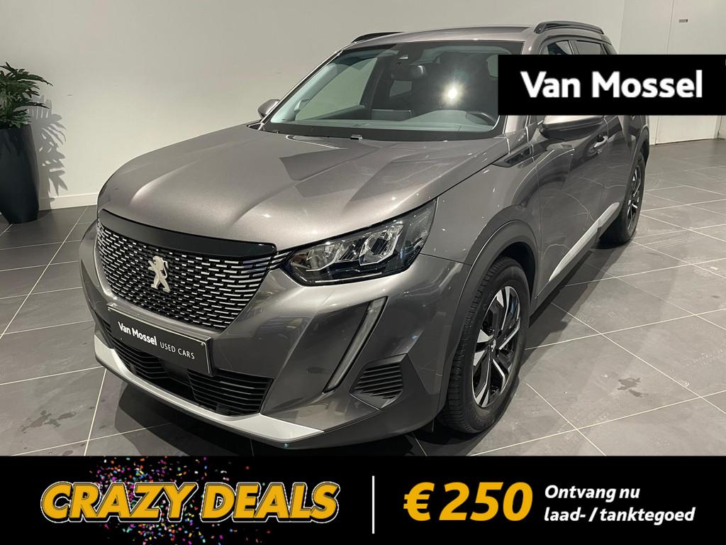 Peugeot 2008 1.2T Allure automaat, Auto's, Stof, Zwart, Elektrische buitenspiegels, 115 g/km