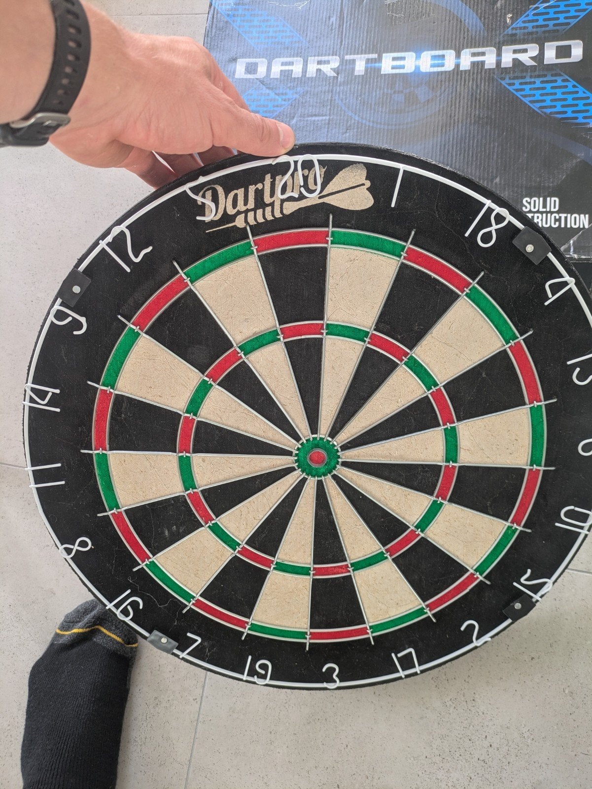 darts bord Dartspro, Sports & Fitness, Enlèvement ou Envoi, Comme neuf, Cible de fléchettes