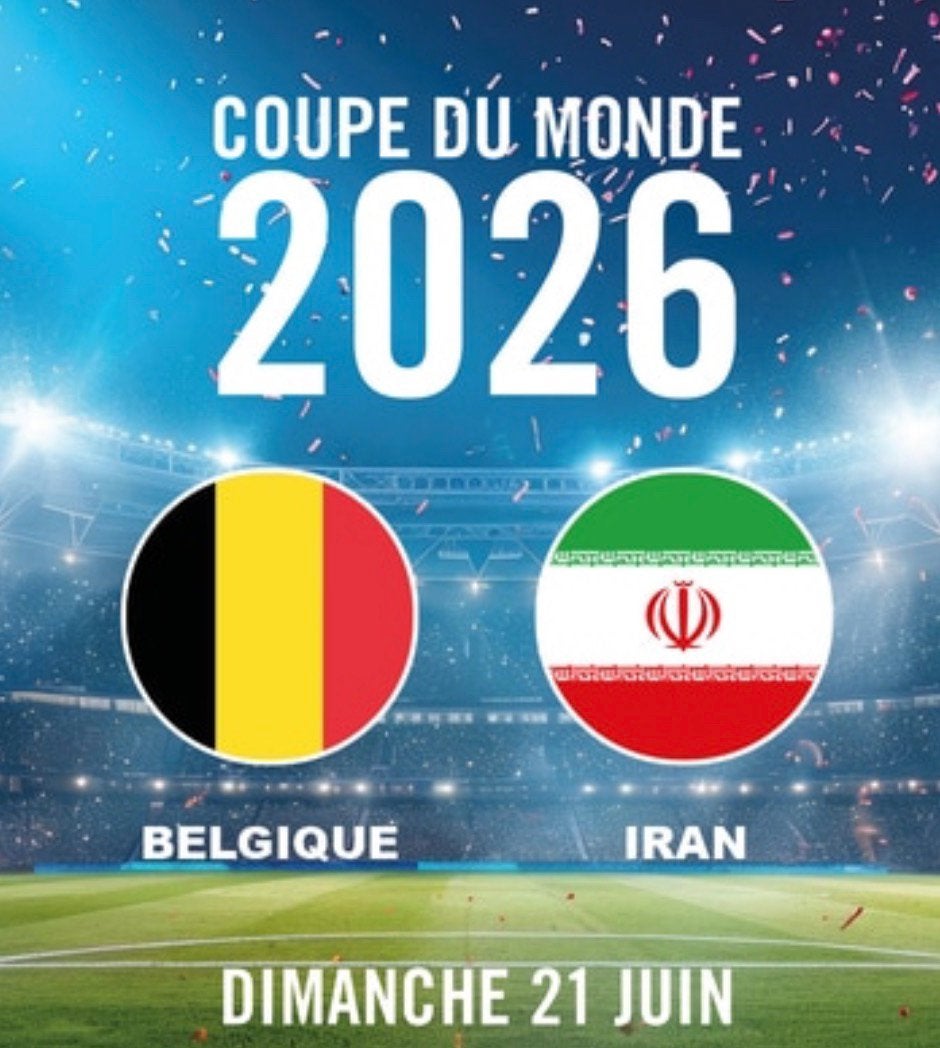 Belgique - Iran  ticket WC 2026 football belgium FIFA, Cartes en vrac, Une personne, Juin