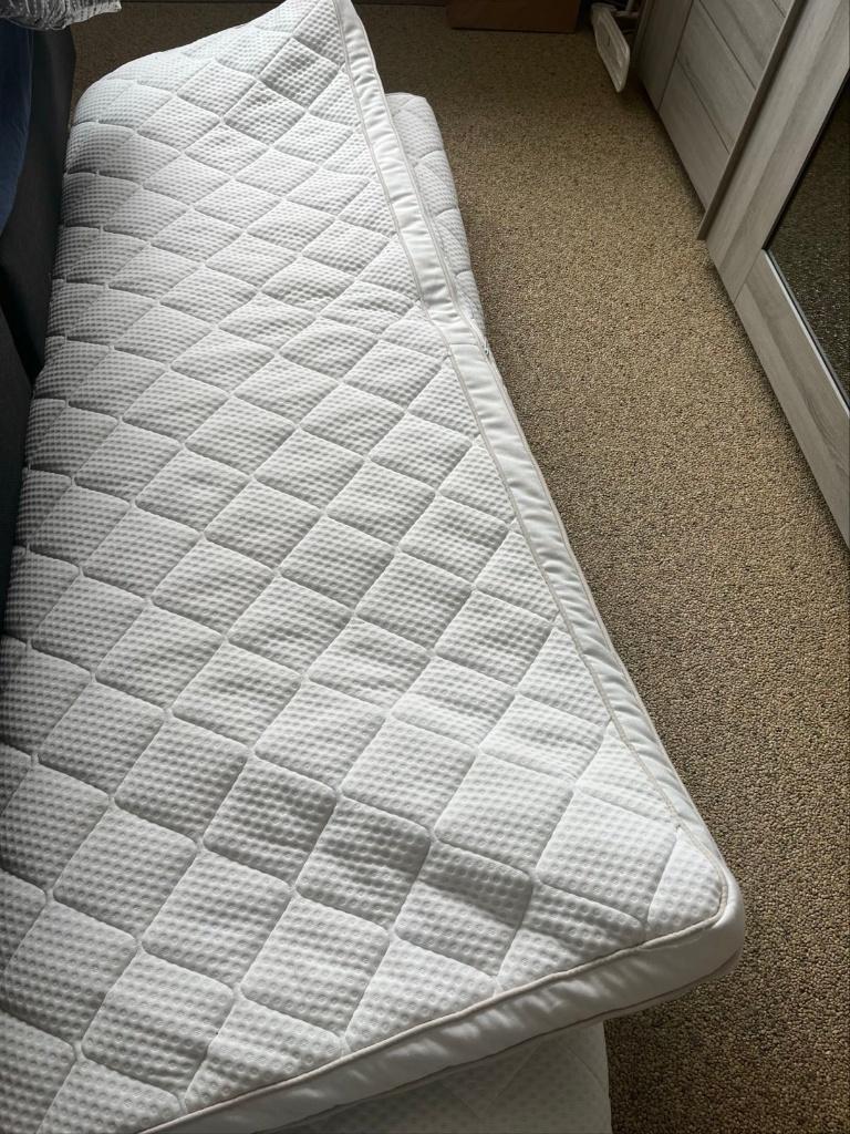 Topper Ikea, Maison & Meubles, Chambre à coucher | Matelas & Sommiers, Comme neuf, Matelas, 180 cm, 200 cm, Deux personnes, Enlèvement