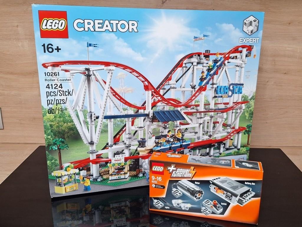 LEGO 10261+8293 RollerCoaster met motorisatie <NEW/SEALED>, Ophalen of Verzenden, Nieuw, 1:50 of kleiner, Diorama